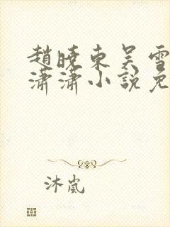 赵晓东吴雪晴王潇潇小说免费阅读