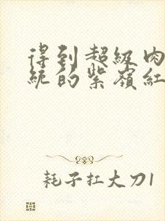 得到超级肉禽系统的紫岭红山