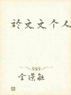 于文文个人简历