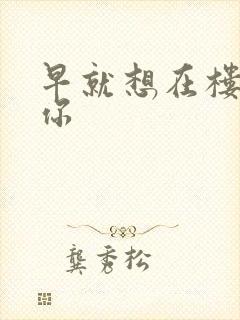 早就想在楼梯要你