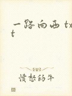 一路向西 txt