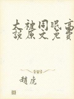 大被同眠高粱小说原文免费阅读