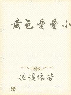 黄色爱爱小说