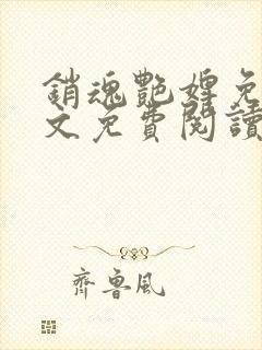 销魂艳婢免费全文免费阅读