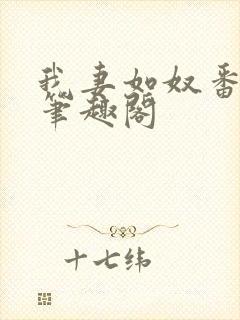 我妻如奴番外篇笔趣阁