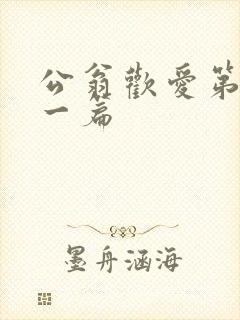 公翁欢爱第三十一篇