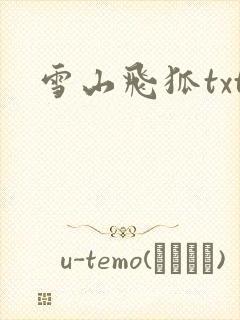 雪山飞狐txt