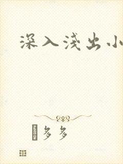 深入浅出小说