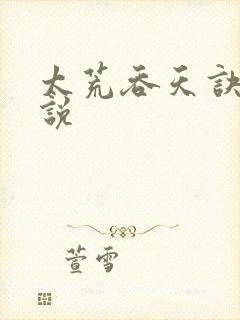 太荒吞天诀 小说