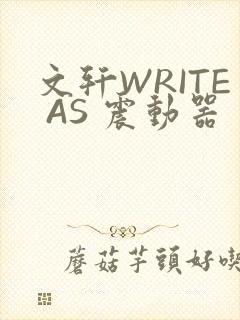 文轩WRITE AS 震动器