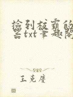 捡到校霸的遥控器txt笔趣阁