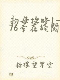 韵母攻略1—176章在线阅读