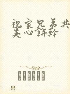 祝家兄弟共享后夹心饼干