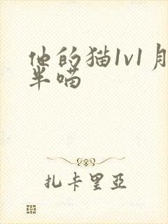 他的猫1v1月半喵
