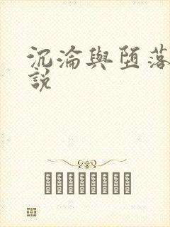 沉沦与堕落的小说