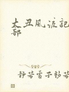 大丑风流记第二部