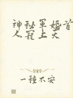 神秘军婚首长大人宠上天