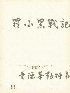 罗小黑战记小说