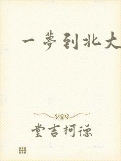 一梦到北大