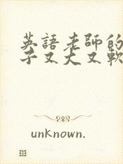 英语老师的小兔子又大又软