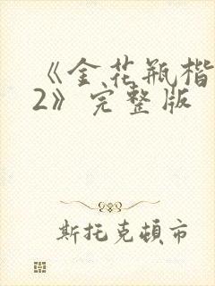 《金花瓶楷梅花2》完整版