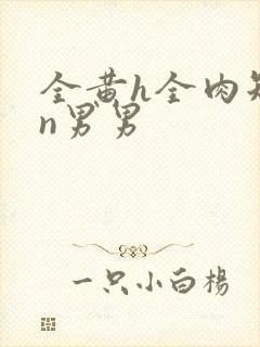 全黄h全肉短篇n男男