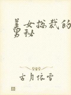 美女总裁的贴身男秘