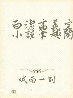 白洁高义完整版小说笔趣阁