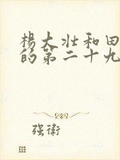 杨大壮和田桂花的第二十九