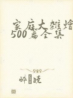 家庭大杂烩小说500篇全集
