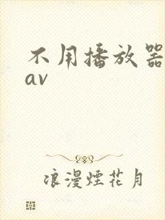 不用播放器的gav