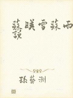 苏映雪苏雨柔小说