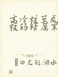高冷校草成为全校的精厉寒小说