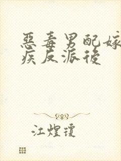 恶毒男配嫁给残疾反派后