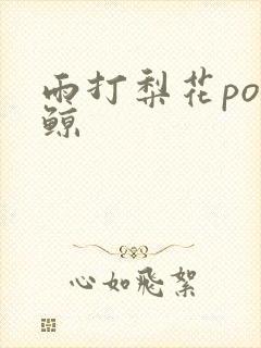 雨打梨花po问鲸