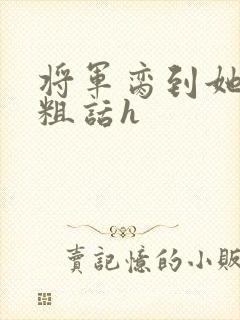 将军脔到她哭h粗话h