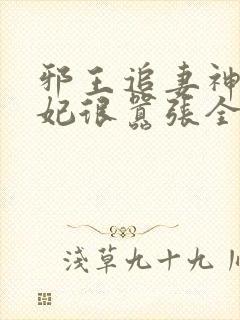 邪王追妻神医狂妃很嚣张全文免费