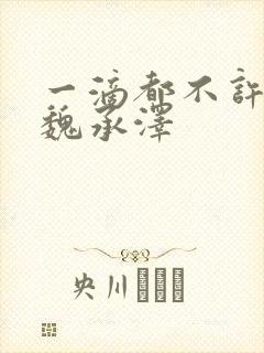 一滴都不许漏 魏承泽