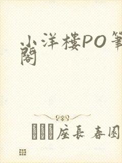 小洋楼PO笔趣阁