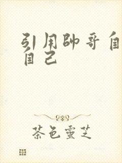 引用帅哥自己玩自己