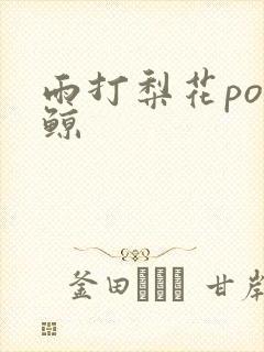 雨打梨花po问鲸