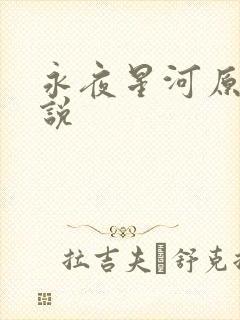 永夜星河原著小说