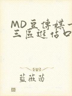 MD豆传媒一二三区进站口