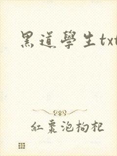 黑道学生txt