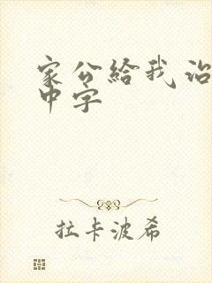 家公给我治疗5中字