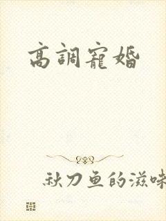 高调宠婚