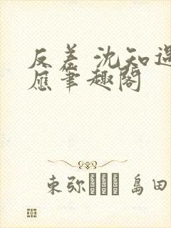 反差 沈知遇晏应笔趣阁