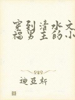 穿到清水文里造福男主的小说