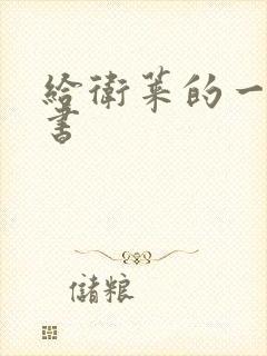 给卫莱的一封情书