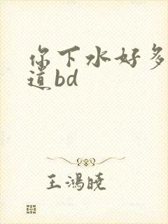 你下水好多下水道bd